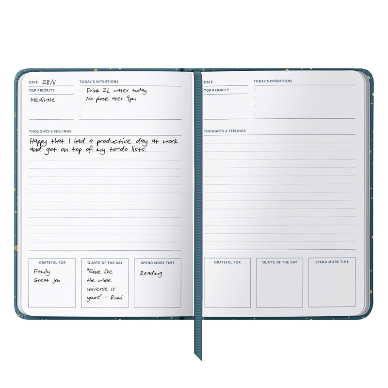 Busy B Wellness Journal - Pine Cover - Compact Journal