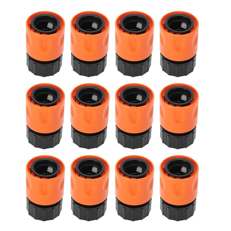 12Pcs Hose Quick Coupling Connector Fitting G3/4 Female Thread Garden