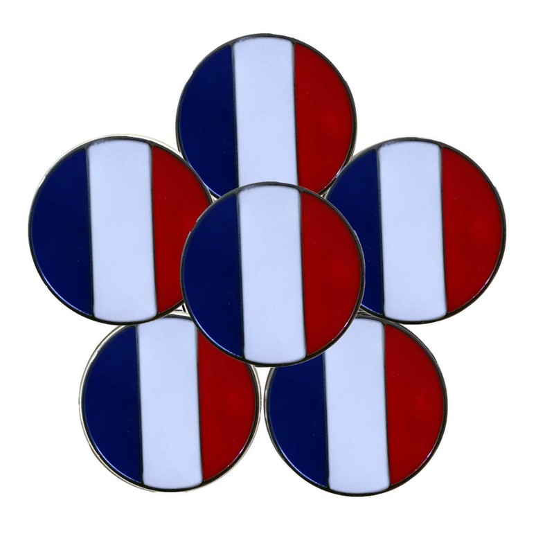 FINGER TEN Golf Ball Marker for Ladies Men Value 6
