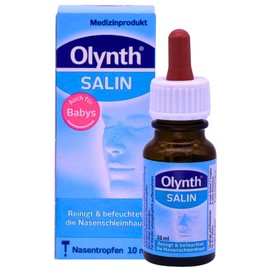 Olynth Salin Nasal Drops 1 x 10 ml I Cleans & Moisturises the Nasal Mucosa I Gentle Nose Care for Babies, Children & Adults I for Runny Nose & Allergy I Economy Set Plus Pharma Perle Giveaway