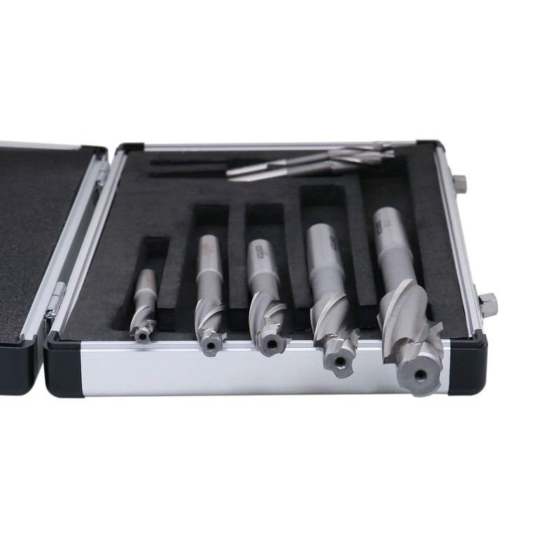 Accusize Industrial Tools 7 Pc'' H.S.S. Solid Capscrew Counterbore Set