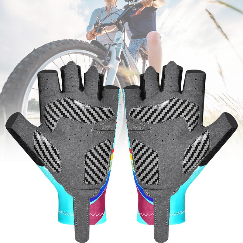 Outdoor Sport Children Bike Cycling Gloves Half Finger Silicone Pad