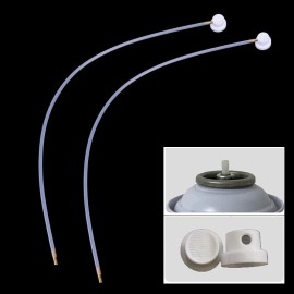 Unbranded 2PCS Aerosol Spray Extension Nozzle Hose Wand Fit for Aerosol Cans Spray