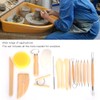 45Pcs Pottery Engraving Tools DIY Clay Sculpture Set Art Carving