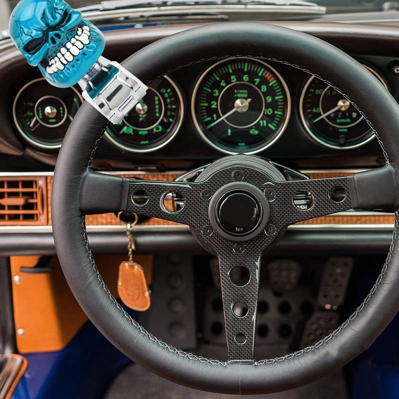 Skull Steering Wheel Knob Spinner Suicide Power Handle for Cars