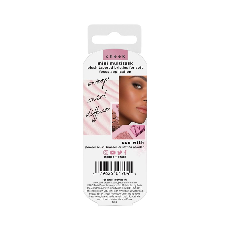 REAL TECHNIQUES Real Techniques Mini Multitask Makeup Brush, For Blush,