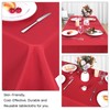 8 Pack Red Tablecloth 60 x 102 Inch Rectangular Tablecloths