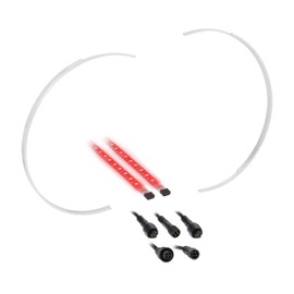 Heise by Metra RGB Expandable Wheel Ring, 11-14 Inch, Single Ring, LED Strip, Aluminum, IP68 Rated