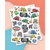 xo, Fetti Truck Car Party Temporary Tattoos - 48 Silver