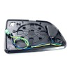 FUZIDDN Passenger Side Heated Mirror Glass with Turn Signal and