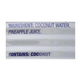 UD_C2o Case of 12-17.5 Fz Flavored Coconut Water with Pineapple Passion Fruit Banana and Sugar Coconut Pulp
