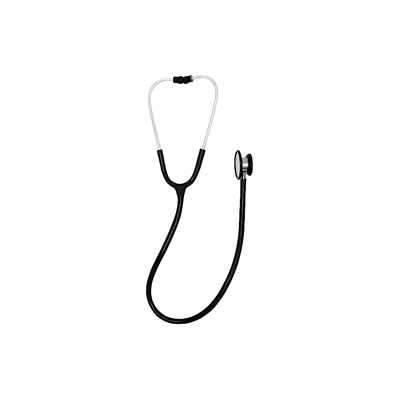 Ironwear 7825 Black 30" Stainless Steel Stethoscope w Two-Sided Tunable