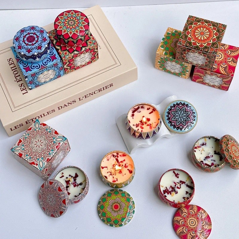 Velas Aromáticas, Velas Perfumadas De Cera De Soja 16 Piezas