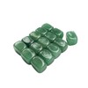 Manekieko 15Pcs Green Aventurine 0.7" Rule Block Tumbled Polished Reiki