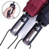 AIMALL Automatic Umbrella, 10-Rib Windproof Folding Compact Umbrella with Auto