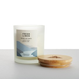 Fresh Linen - Organic & Vegan, Luxury Scented Candles. Hand Poured in Loch Lomond, Scotland (+7 Scent Options)