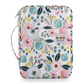 BTSKY - Estuche portátil para lápices de colores, organizador de lápices de colores, capacidad para 166 lápices o 112 bolígrafos de gel, de gran capacidad, con cierre, bolígrafos de gel, acuarela
