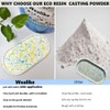 Wealike Eco Resin Casting Powder 6.6lbs/3000G,Water-Based Ceramic Resin Plaster with