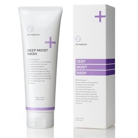 Co-medical+ Deep Moist Wash, Washing Foam (Facial Cleanser), 30 Kinds of Beauty Ingredients, 4.2 oz (120 g), Gently Wash Your Skin with a Foaming Net Necessary, Moist and Smooth Skin Formulated with