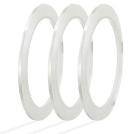 MECCANIXITY Cinta para pizarra blanca de 3 mm x 66 metros con líneas gráficas, para marcar cuadrículas en el aula, oficina, pizarrón de borrado en seco, arte, transparente, paquete de 3