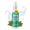CHOMP! CHOMP! Travel Size Bed Bug & Insect Repellent, Natural, TSA Approved Indoor Pest Control Spray for Travel & Home, Plant-Based Dust Mite, Ant, Spider, Fly Killer, Peppermint Scent, 3.4 Fl Oz