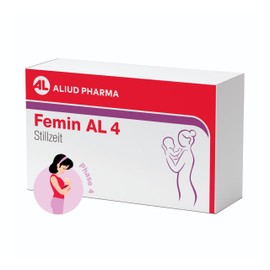 Femin AL 4 Breastfeeding: Dietary Supplement for Breastfeeding Mum and Baby - L-Methylfolate/Folic Acid & DHA Plus Vitamins & Minerals, Supports Blood Formation & Immune System, 60 Capsules