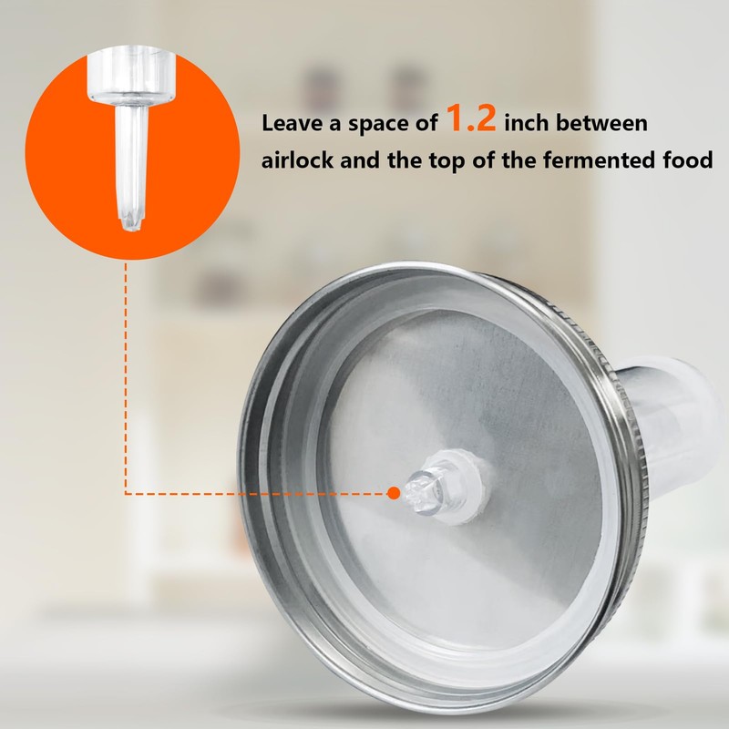 Artcome 32 PC Fermenting Airlock Lids Kit Set - Fermentation