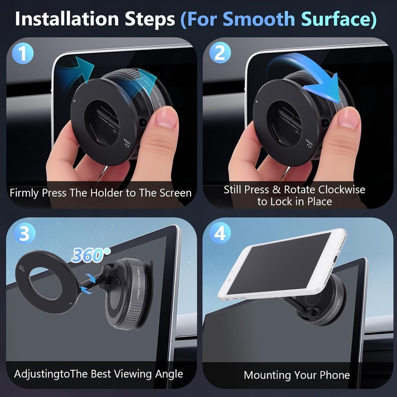 Soporte magnético para Coche, Soporte para teléfono para salpicadero, Soporte