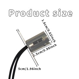 Lecctso 2PCS Car Light Bulb Socket, BA15D LED Bulb Light Lamp Socket Adapter, 1157 Light Bulb Socket Holder with Wire Connector, Automotive LED Bulb Socket Universal for Car Truck SUV