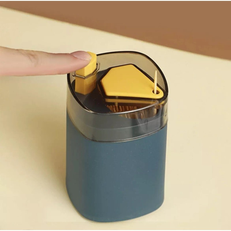 Unbranded Automatic Popup Toothpick Box Holder Container Portable Toothpick (Green)