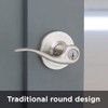 Kwikset Tustin Entry Door Handle with Lock and Key, Secure