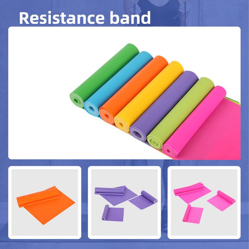5PCS Resistance Band Thickened 2m Length 36lb High Strength Stretch