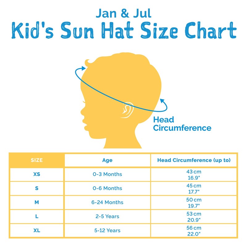 Jan & Jul Sun Hat, Baby / Toddler / Child,