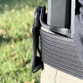 Gunmetal Gray USA IWB Hybrid Concealed Carry Holster (Right-Hand, Walther PPS M2 w/Crimson Trace)