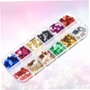 IWOWHERO DIY Nail Art Sequins for Manicure Decorative Stickers for