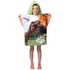 Jerry Fabrics Jurassic World Bath Poncho Hooded Bath Towel Beach