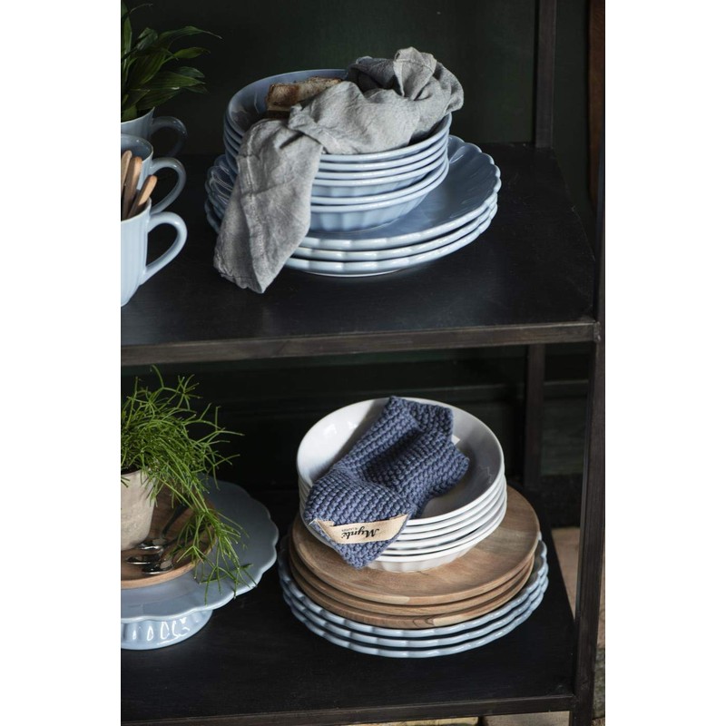 IB Laursen Topflappen Mynte Cornflower gestrickt