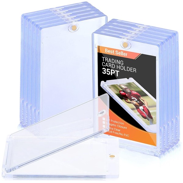 Magnetic Card Holder, 35PT Magnetic Trading Card Holder, Baseball Card