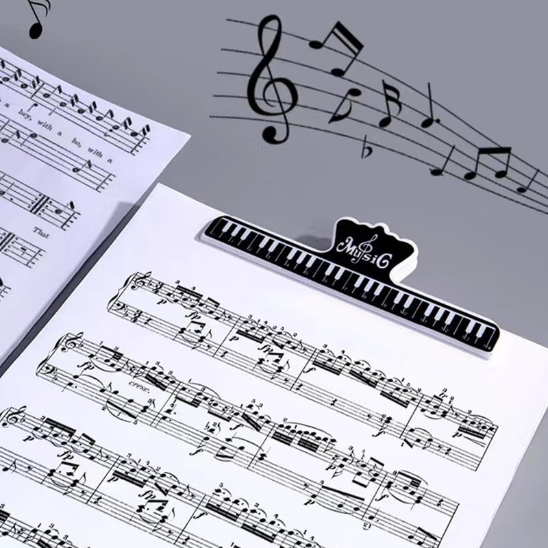 Sheet Music Clips, Book Clips, Set of 4, Music Stand,