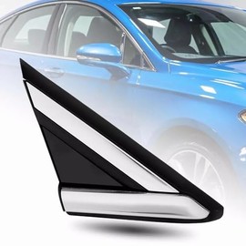 RONTCOS Front Mirror Corner Triangle Fenders Corner Molding Rearview Triangle Trim Panel For Ford Fusion 2013 2014 2015 2016 2017 2018 DS73-F16004-ADW DS73-F16004-BDW (Right Passenger Side)