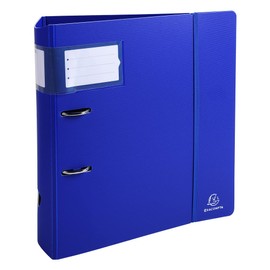 Exacompta 53463E Premium Plastic Folder Campus Light 8 cm Wide DIN A4 Maxi Ring Binder File Letter Folder Office Folder Plastic Folder Slotted Folder Exafile2.0 1 Piece Random Colour