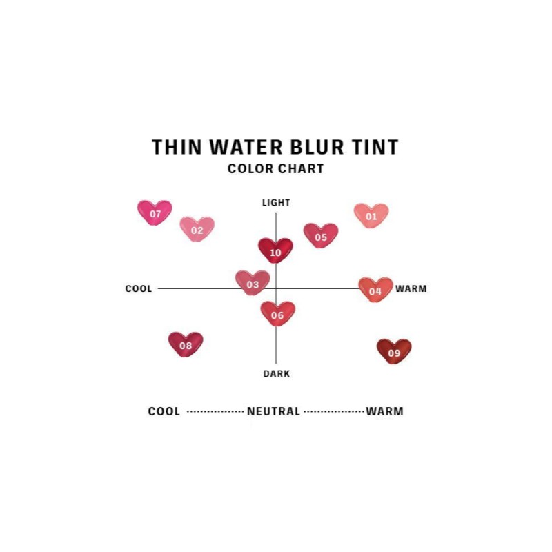 BRAYE [BRAYE]Thin Water Blur Tint (10 colors)