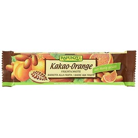 Rapunzel Fruit Cuts Cocoa Orange, Pack of 10 (10 x 40 g) - Organic