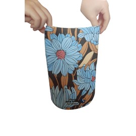 Heal with Appeal Amputee stump sock, Blue Dandelions V1, 3Ply stump sock