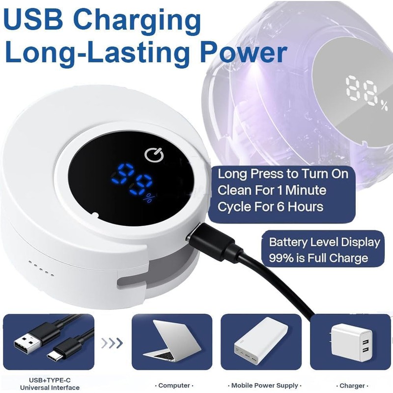 Smart Toothbrush Holder & Wall Mounted Toothbrush Holders, LED Automatic