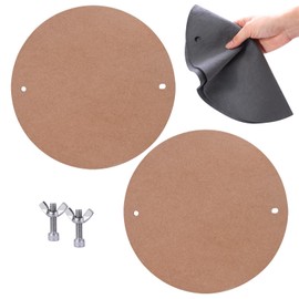 LEOLIO 2 Pcs 12 Inch Pottery Wheel Bats, Thick Clay Throwing Bats with Pottery Pin Holes, Professional Round Ceramic Bat System for Clay Making and Sculpting