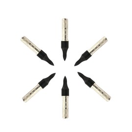 GPP Carbon Shaft Aluminum Inserts .244 and Target Points Field Points with O Rings (12 Packs)