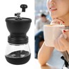 Manual Coffee Bean Grinder Portable Stainless Steel Silicone Easy to