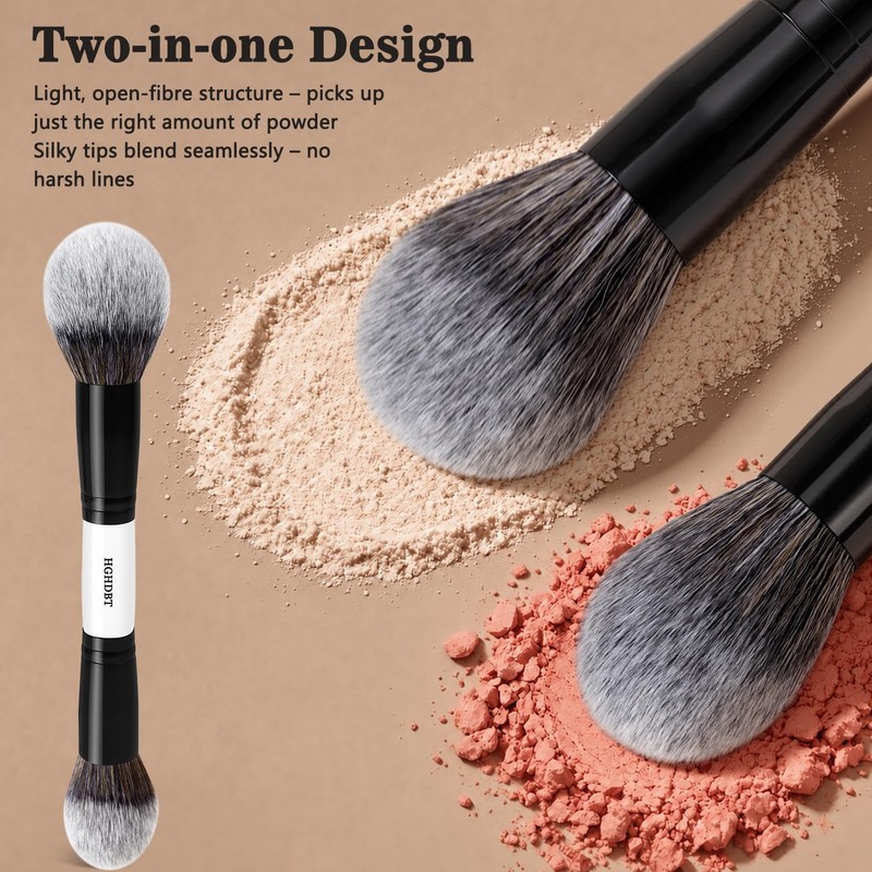 20Pcs Black White Makeup Brushes Set Professional with Case Premium