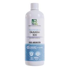 Glutatión 300 | Suplemento Líquido de Alta Absorción | Fórmula Liposomal 480ml | 32 Dosis | Nano Nutrition by Kemed